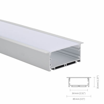 Bom preço Perfil conduzido de alumínio magnético anodizado IP45 com tampa geada PC on-line