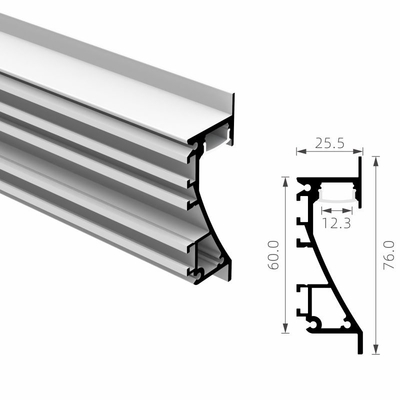 Bom preço A liga de alumínio do perfil 6063 da iluminação interna do canto IP20 Recessed on-line