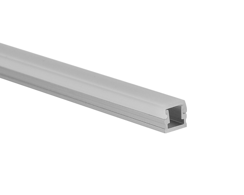 Perfil de alumínio anodizado da tira pequena do diodo emissor de luz de 8*7.5mm com tampões de extremidade
