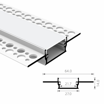 Bom preço Canal Recessed da extrusão do emplastro do diodo emissor de luz IP20 perfil de alumínio on-line