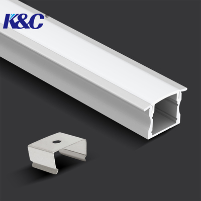 Bom preço O comprimento 2m 2.5m Recessed o perfil de alumínio do diodo emissor de luz com tampa do difusor do PC on-line