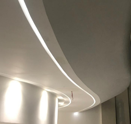 A extrusão flexível U de Alu do perfil conduziu a curva Recessed 6063 T5 dobráveis do canal da luz de tira