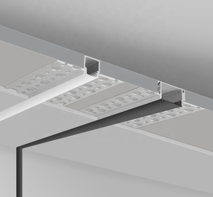 T5 6063 o PC Pmma Recessed o PWB conduzido de alumínio do perfil 5mm para o Drywall