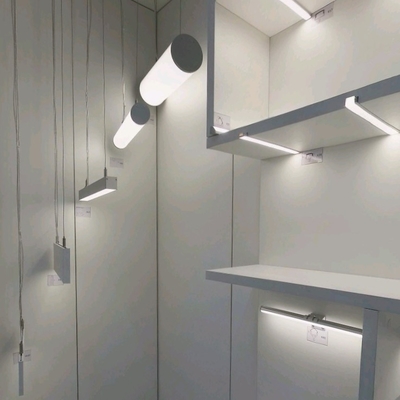 Extrusão redonda de alumínio suspendida decorações do diodo emissor de luz do diâmetro T5 120mm do perfil 6063 do diodo emissor de luz