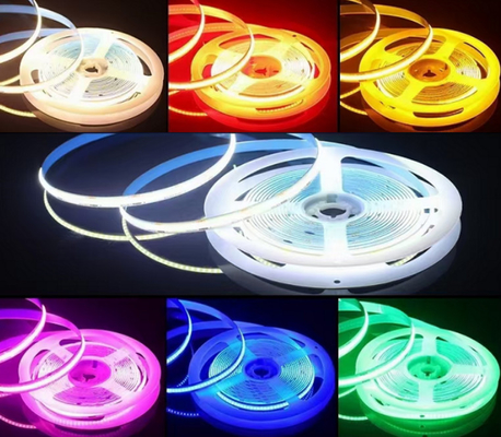 Diodo emissor de luz flexível 8mm IP20 da tira 320 do diodo emissor de luz da ESPIGA 24VDC para a decoração interna